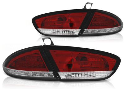 Tuning-Tec Achterlichten SEAT LEON 03 09-12 ROOD HELDER LED Tuning-Tec Achterlichten SEAT LEON 03 09-12 ROOD HELDER LED