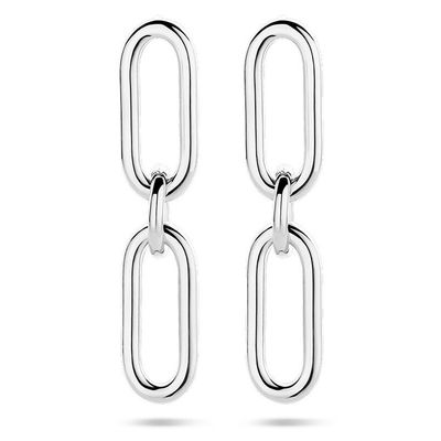 Oorhangers Paperclip Ronde Buis zilver 8 x 39 mm