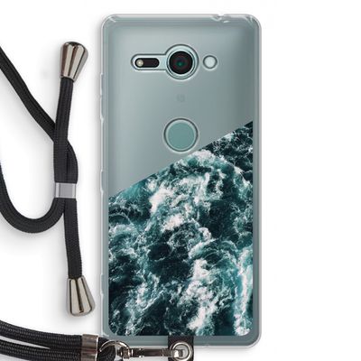 Zee golf: Sony Xperia XZ2 Compact Transparant Hoesje met koord