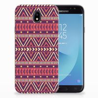 Samsung Galaxy J7 2017 | J7 Pro TPU bumper Aztec Paars - thumbnail