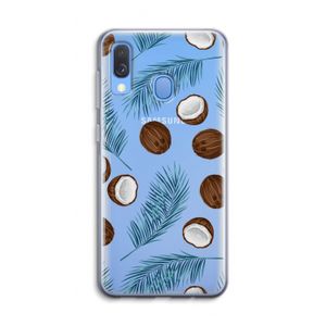 Kokosnoot roze: Samsung Galaxy A40 Transparant Hoesje