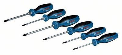 Bosch Accessoires Schroevendraaierset | 6-delig | SL/PH/PZ/TX - 1600A02CV3
