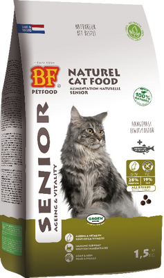 Biofood senior kattenvoer 1,5kg
