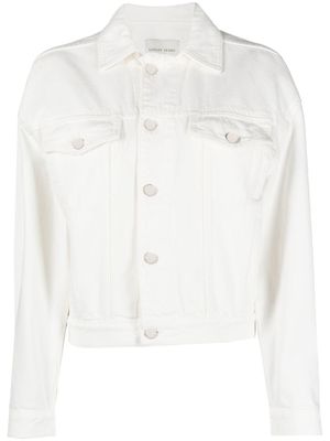 LouLou de Saison veste en jean à manches longues - Blanc