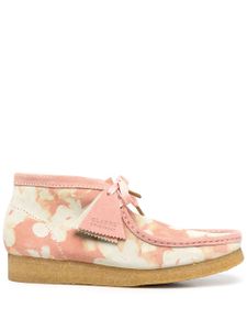 Clarks bottines Wallabee - Rose