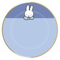 Haza Witbaard Bordjes nijntje blauw, 8st.