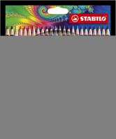 Kleurpotlood stabilo 1624 aquacolor arty 24st ass | 6 stuks