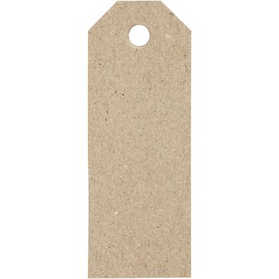 Creativ Company Manilla-labels, afm 3x8 cm, 220 gr, naturel, 20 stuk/ 1 doos