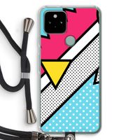 Pop Art #3: Pixel 5 Transparant Hoesje met koord