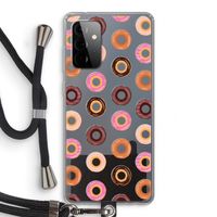Donuts: Samsung Galaxy A72 5G Transparant Hoesje met koord