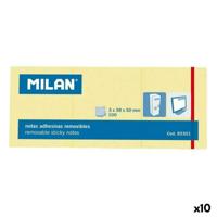 Zelfklevende briefjes Milan 3 in 1 Geel 38 x 50 mm (10 Stuks)