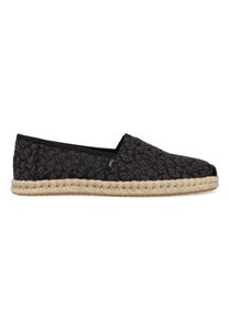 Toms Alpargata Rope Floral Lace 10019818 Zwart  maat