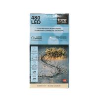 Luca Lighting Clusterverlichting - 480 led lampjes - warm wit - 300 cm - kerstverlichting
