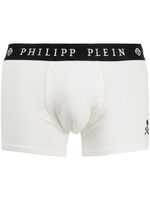 Philipp Plein lot de 2 boxers à bande logo - Blanc