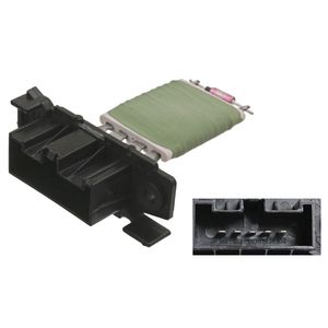Weerstand, interieurventilator 100043