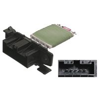 Weerstand, interieurventilator 100043