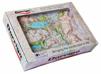 Reliëfkaart Keswick reliëf kaart A4 gift box | Dorrigo