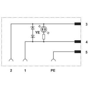 Phoenix Contact SAC-3P-MR/BI-1L-Z SCO 1458570 Inhoud: 1 stuk(s)