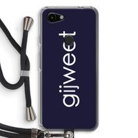 Gijweet: Pixel 3a Transparant Hoesje met koord