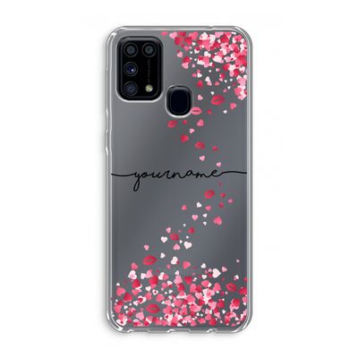 Hartjes en kusjes: Samsung Galaxy M31 Transparant Hoesje