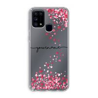 Hartjes en kusjes: Samsung Galaxy M31 Transparant Hoesje