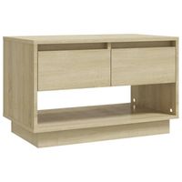 vidaXL Tv-meubel 70x41x44 cm bewerkt hout sonoma eikenkleurig - thumbnail