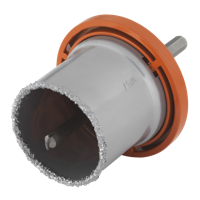 Wolfcraft Boorkop | HM-bestrooid | D 55mm | Ø67 | 1 stuk - 3465000