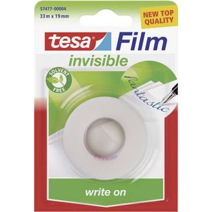 tesa Tesa 57477-00004-03 tesafilm Invisible Transparant (l x b) 33 m x 19 mm 1 stuk(s)