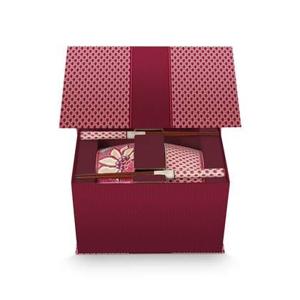 Pip Studio Giftset Oriental - Kommen en Eetstokjes - Roze - 15 cm