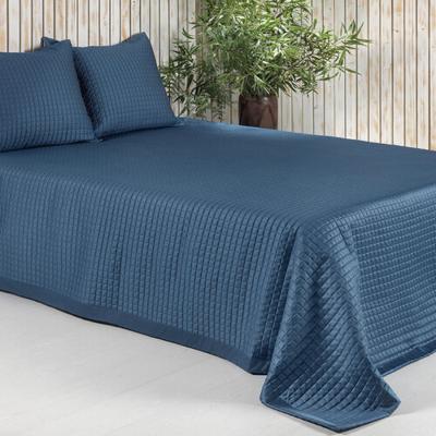Dommelin Dommelin Sprei Chicago Satijn 300TC Nachtblauw 260x280 cm