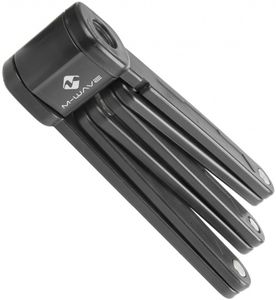 M-Wave vouwslot 875 x 5 mm zwart