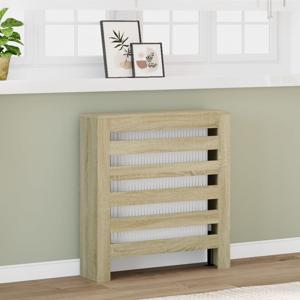 VidaXL Radiatorombouw 78x20x82 cm bewerkt hout sonoma eikenkleurig