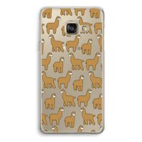 Alpacas: Samsung A3 (2017) Transparant Hoesje