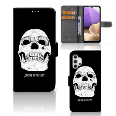 Telefoonhoesje met Naam Samsung Galaxy A32 4G Skull Eyes Telefoonhoesje met Naam Samsung Galaxy A32 4G Skull Eyes
