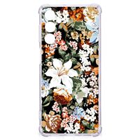 Case voor Samsung Galaxy M54 Dark Flowers - thumbnail