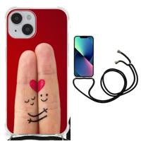 iPhone 14 Anti Shock Bumper Case Liefde - Origineel Romantisch Cadeau