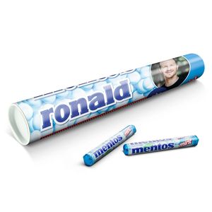 Gepersonaliseerde Mentos XXL rol - Mint