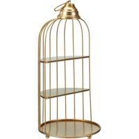 Decoratie kooi 42cm goud
