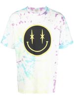 Phipps t-shirt en coton à motif tie-dye - Blanc