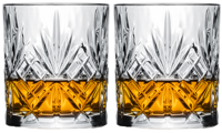 Cookinglife Whiskey Glazen / Cocktailglazen / Waterglazen Moy - 340 ml - 2 stuks - thumbnail