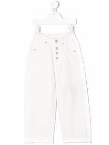 MM6 Maison Margiela Kids jean à taille haute - Blanc