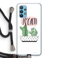I love cacti: Samsung Galaxy A32 4G Transparant Hoesje met koord