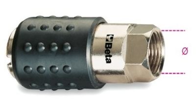 Beta 1917f universele luchtslang snelkoppeling 1/4" draad inwendig