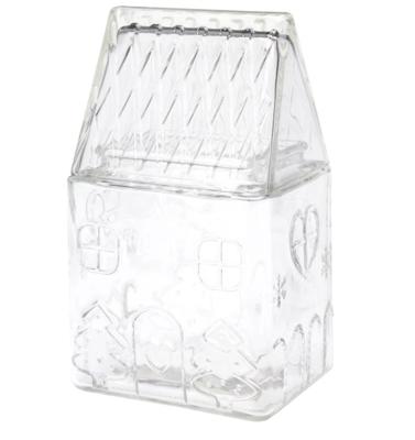 Voorraadpot glas 1500ml huismodel