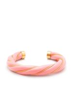 Aurelie Bidermann bracelet torque Diana à design torsadé - Rose