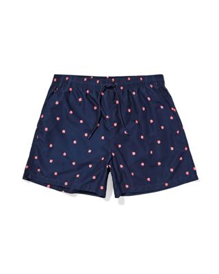 HEMA Herenzwembroek Pieter schelpjes donkerblauw (donkerblauw)
