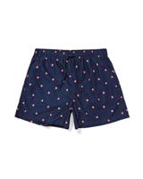 HEMA Herenzwembroek Pieter schelpjes donkerblauw (donkerblauw)