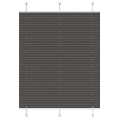 Pliss rolgordijn 105x150cm stofbreedte 104,4cm polyester zwart