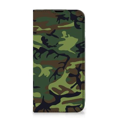 iPhone 14 | Hoesje met Magneet | Army Dark iPhone 14 | Hoesje met Magneet | Army Dark