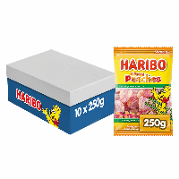 Haribo perziken zak (10x 250gr)